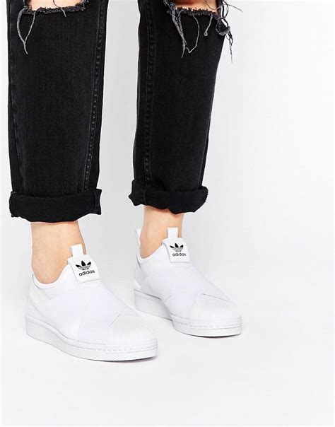 adidas superstar femme slip on.